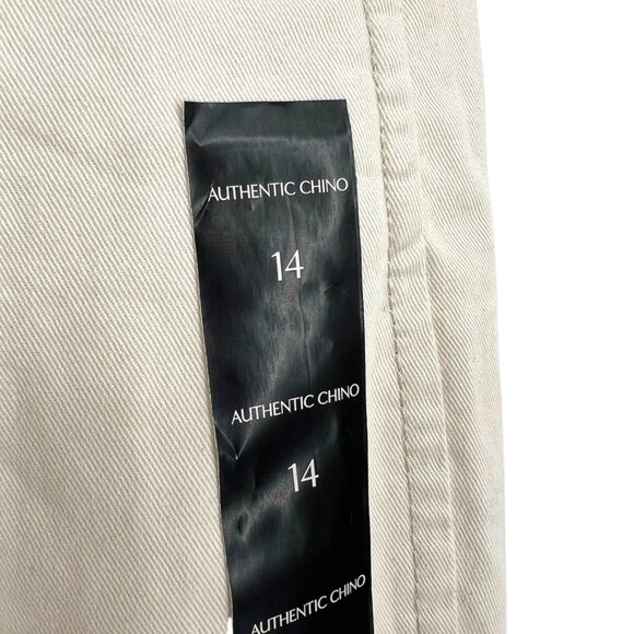 Banana Republic Ultra High-Rise Authentic Chino Pants Beige Size 14 NWT - Picture 7 of 12